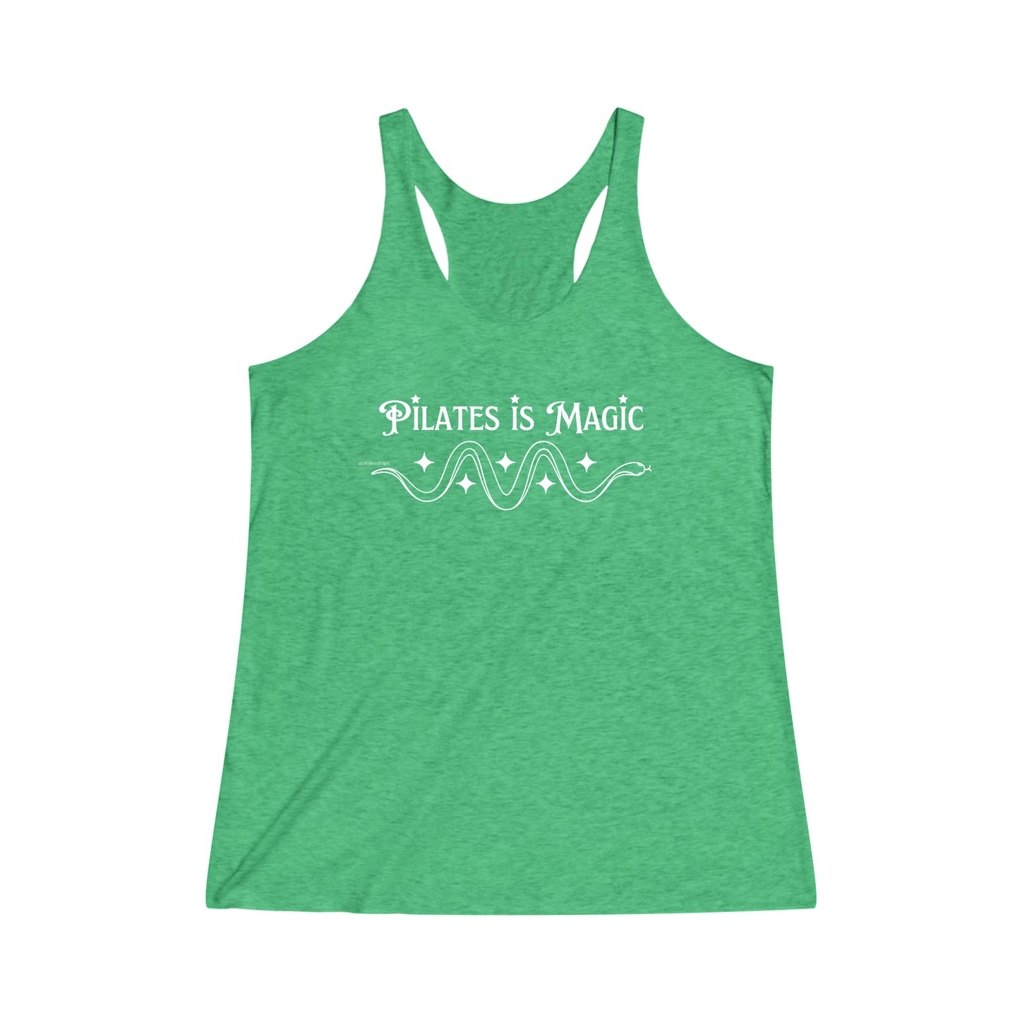 Women's Tri-Blend "Pilates Is Magic" Racerback Tank