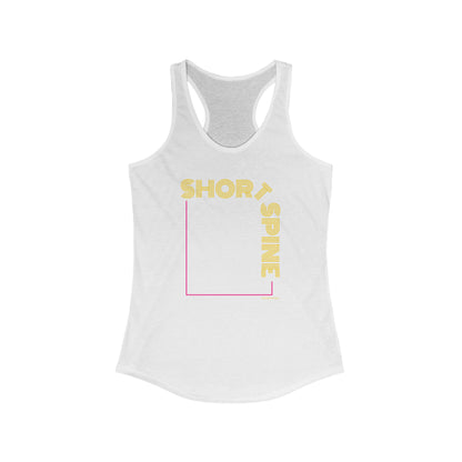 Women's "Short Spine" Pilates Racerback Tank