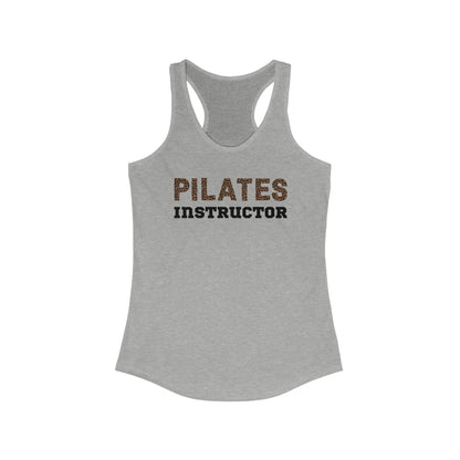 Women's Cheetah "Pilates Instructor" Racerback Tank