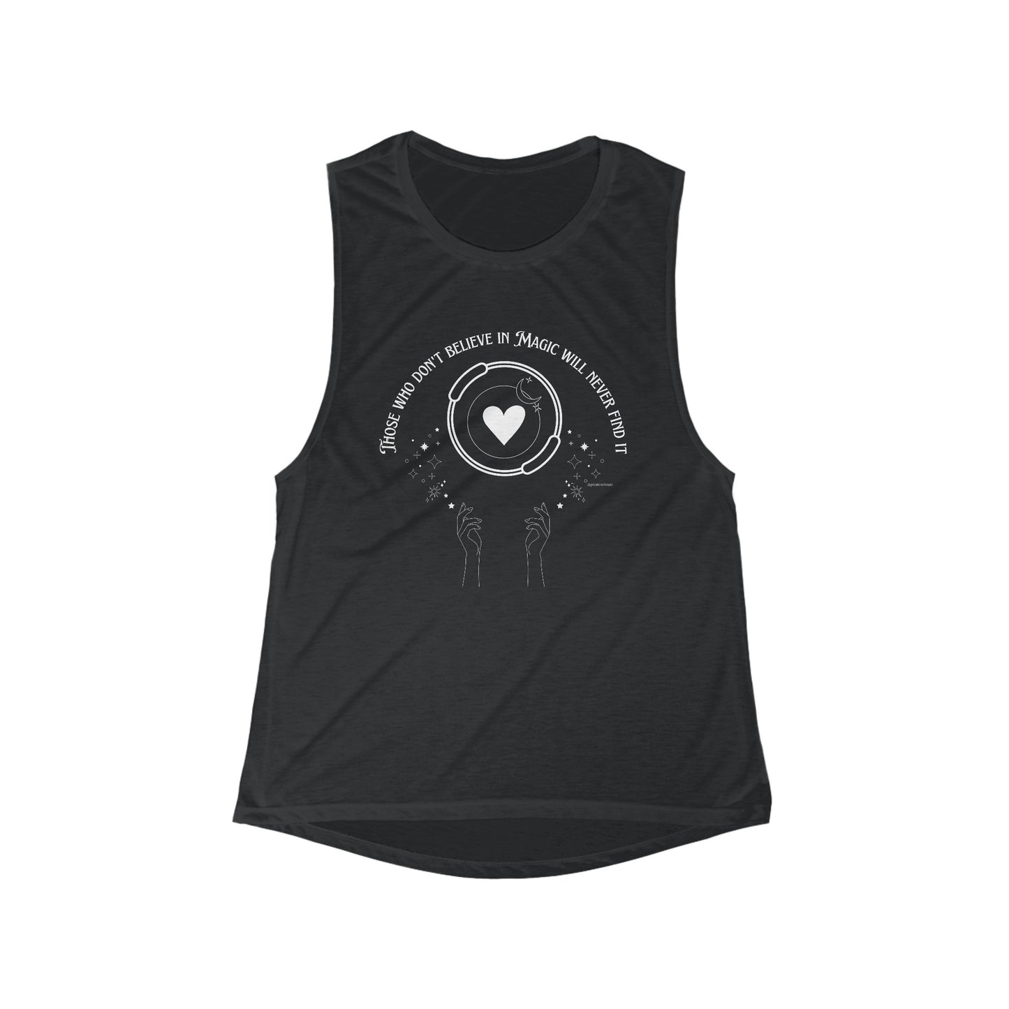 Women's Flowy Scoop Muscle Tank With Pilates Magic Circle