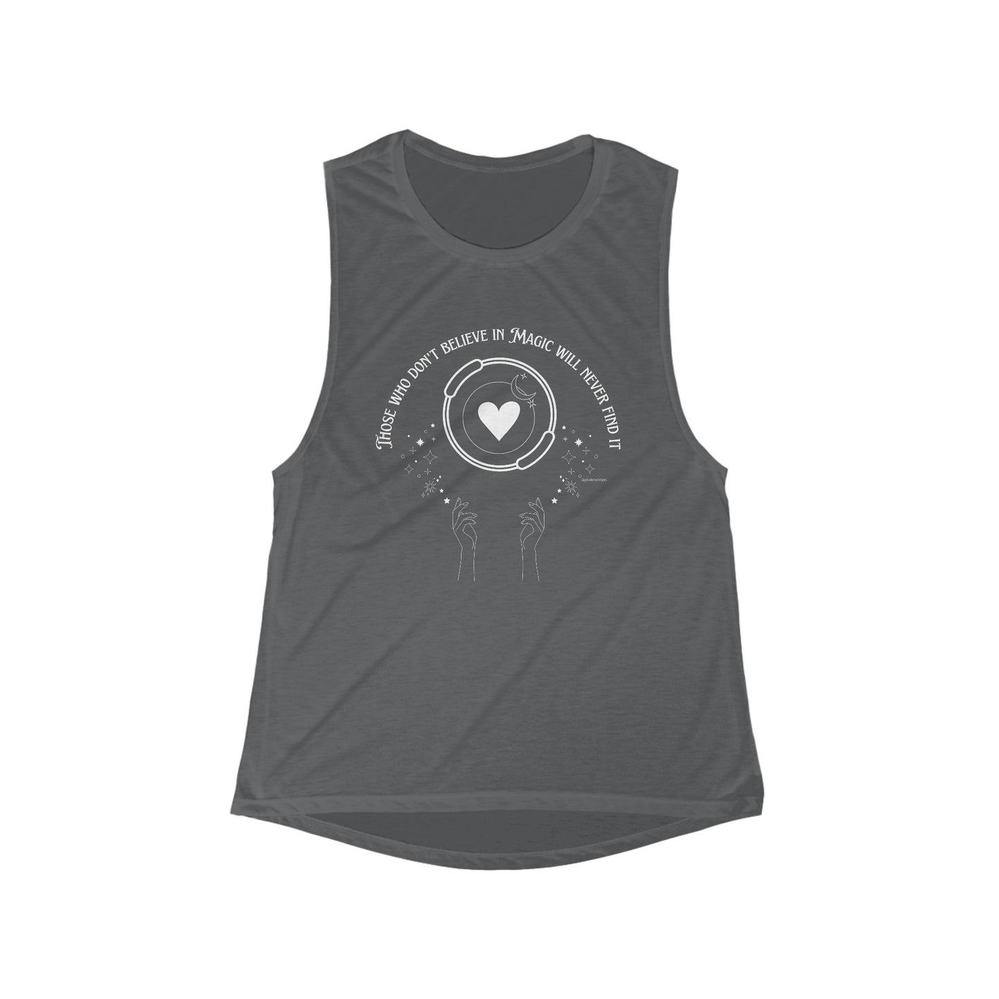 Women's Flowy Scoop Muscle Tank With Pilates Magic Circle
