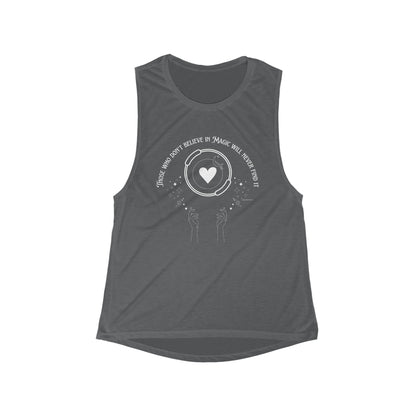 Women's Flowy Scoop Muscle Tank With Pilates Magic Circle
