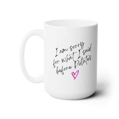 Pilates Ceramic Mug 15oz