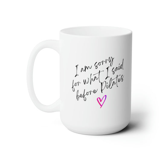 Pilates Ceramic Mug 15oz