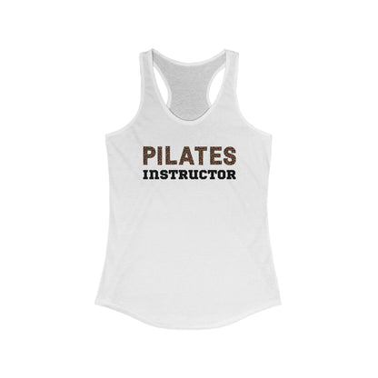 Women's Cheetah "Pilates Instructor" Racerback Tank