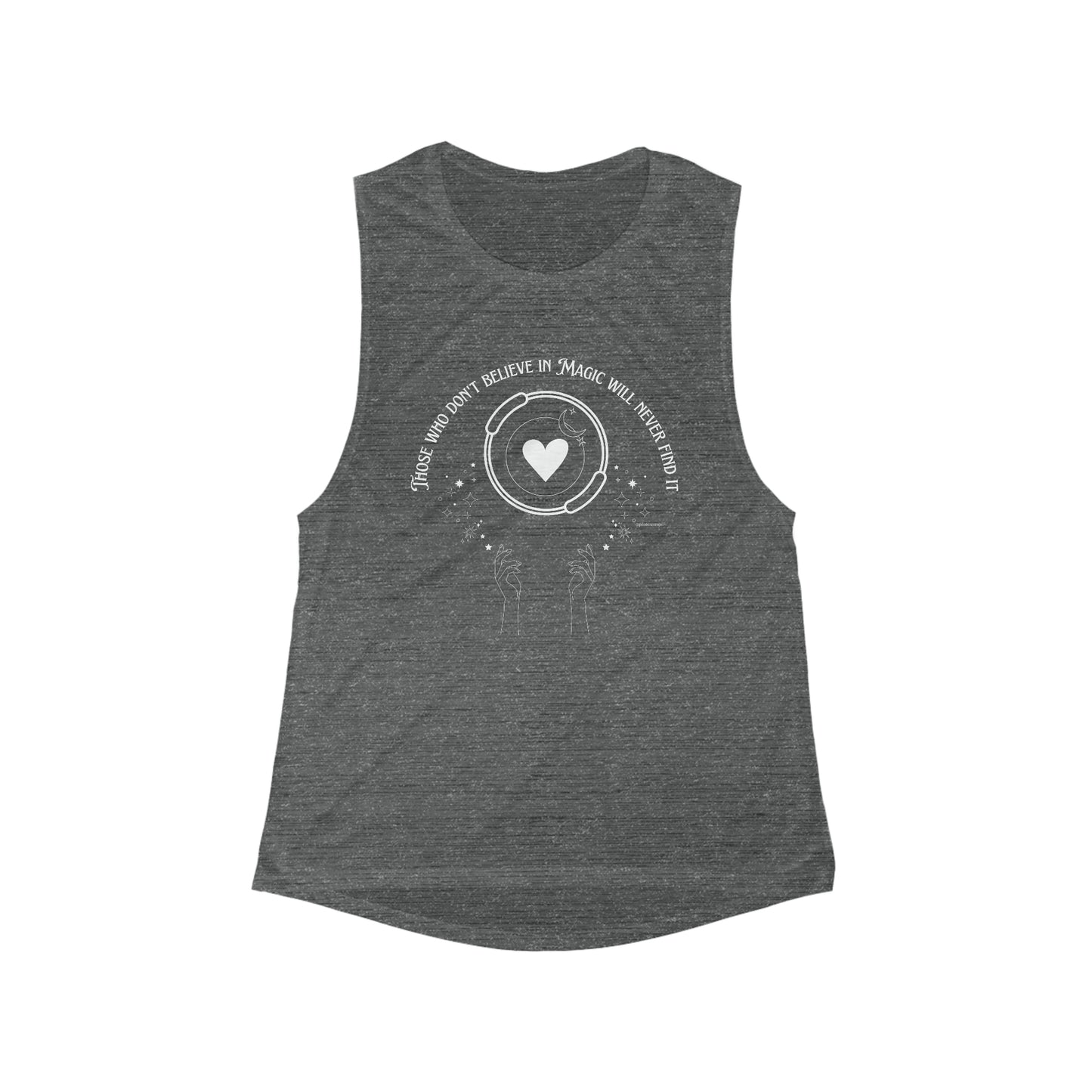 Women's Flowy Scoop Muscle Tank With Pilates Magic Circle