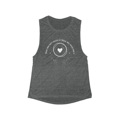 Women's Flowy Scoop Muscle Tank With Pilates Magic Circle