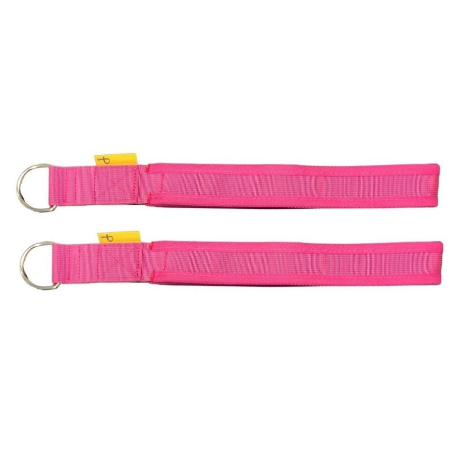 pink padded reformer straps for club pilates