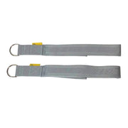 Super comfortable grey double loop pilates straps
